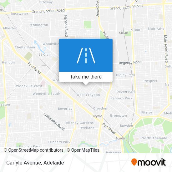 Carlyle Avenue map