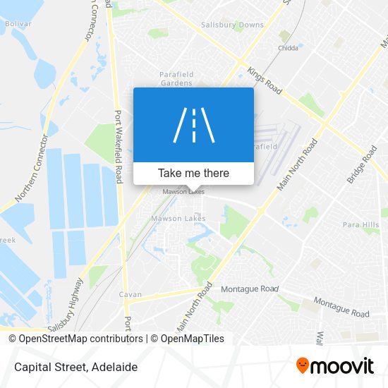 Capital Street map