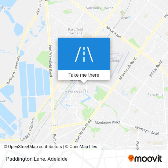 Paddington Lane map