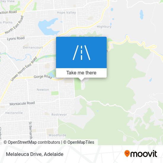 Melaleuca Drive map