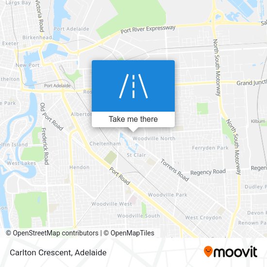 Carlton Crescent map