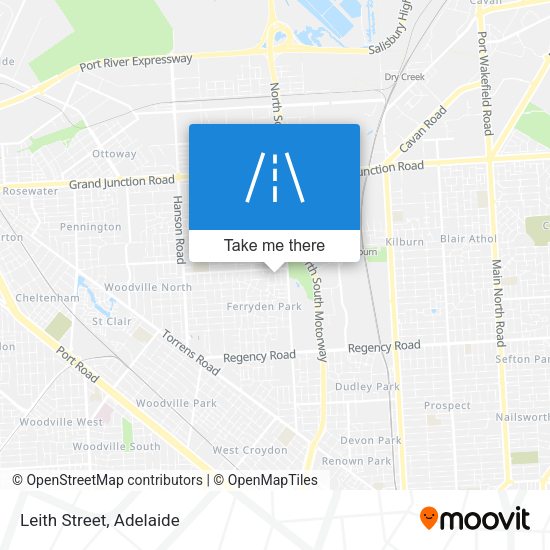 Leith Street map