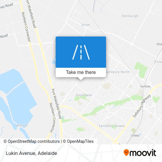 Lukin Avenue map