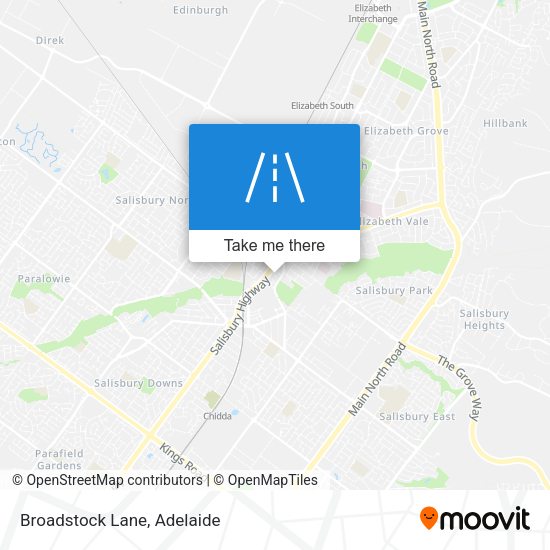 Broadstock Lane map