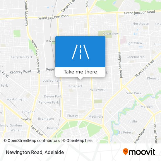 Newington Road map