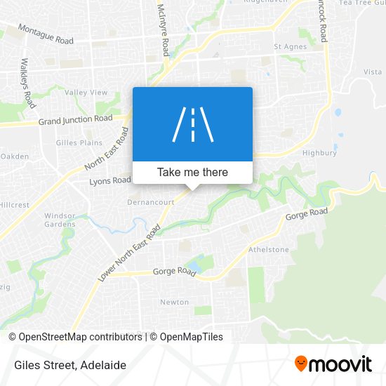 Giles Street map