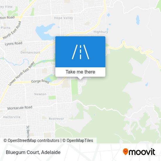 Bluegum Court map
