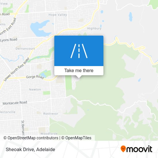 Sheoak Drive map