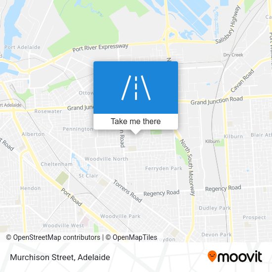 Murchison Street map