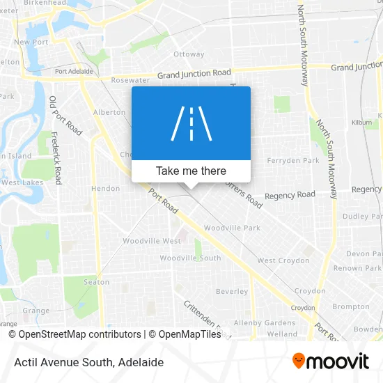 Actil Avenue South map