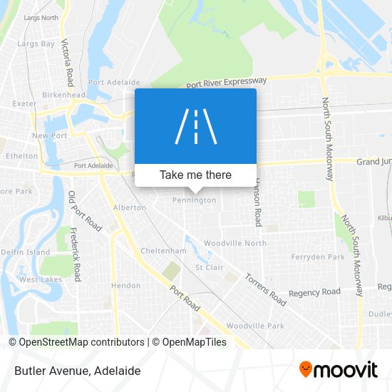 Butler Avenue map