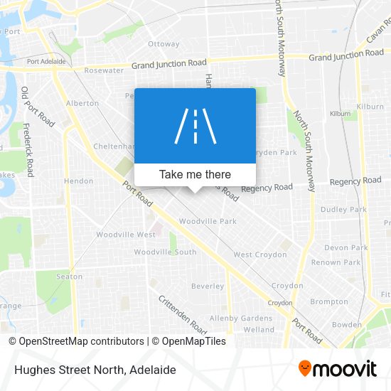 Hughes Street North map