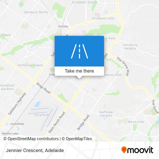 Jennier Crescent map