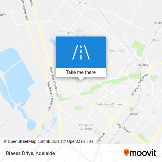 Blaess Drive map