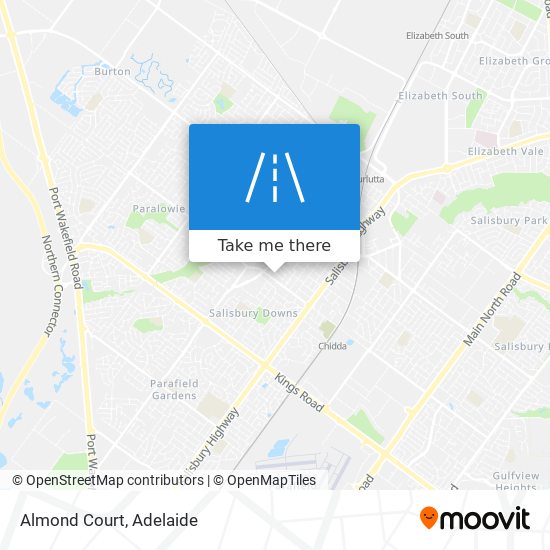 Almond Court map