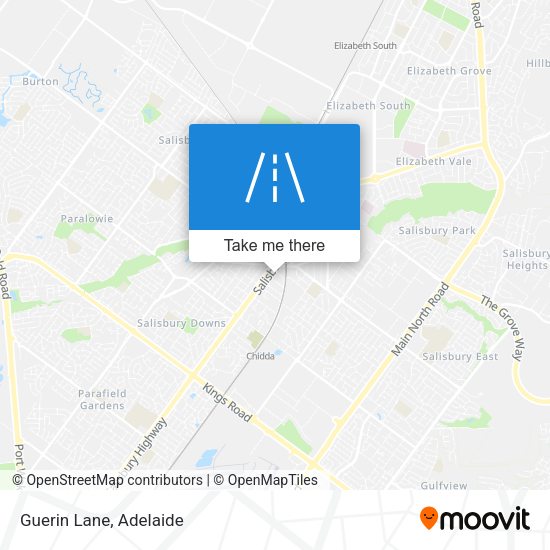 Guerin Lane map