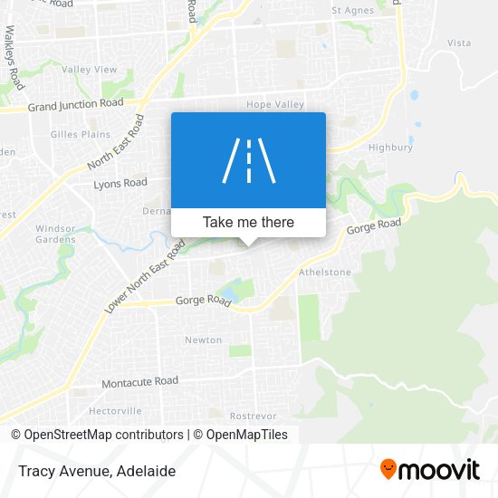Tracy Avenue map