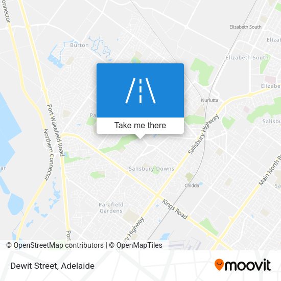 Dewit Street map