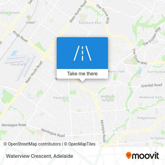 Waterview Crescent map