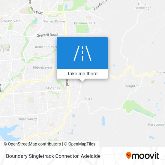 Boundary Singletrack Connector map