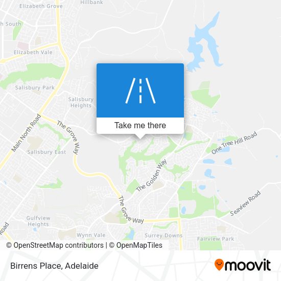 Birrens Place map