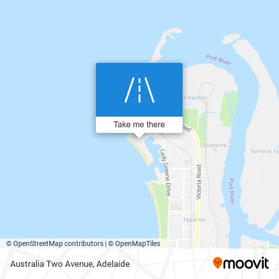 Australia Two Avenue map