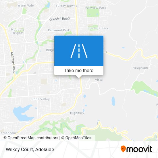 Wilkey Court map
