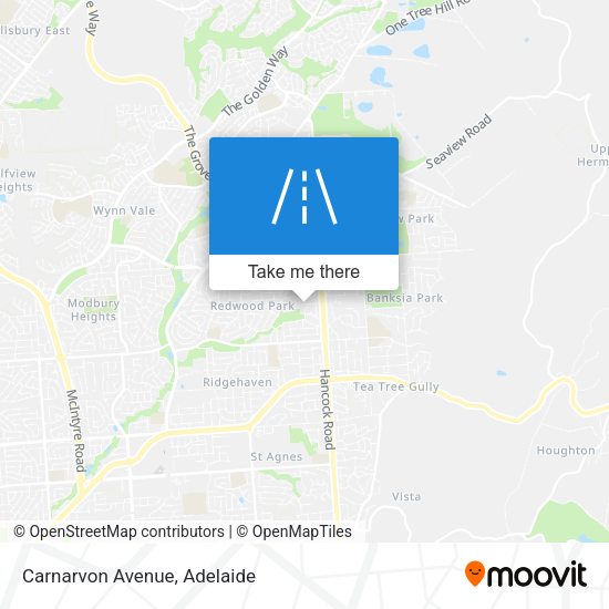 Carnarvon Avenue map