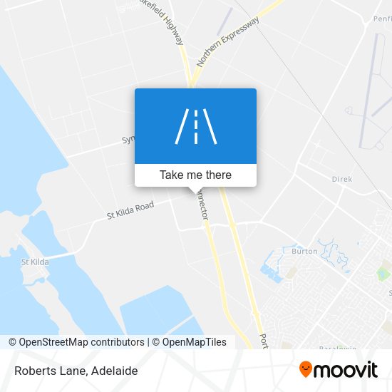 Roberts Lane map