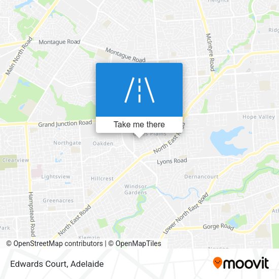 Edwards Court map
