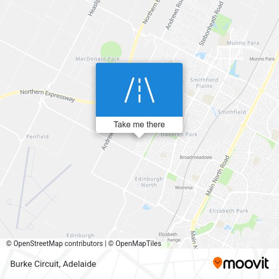 Burke Circuit map