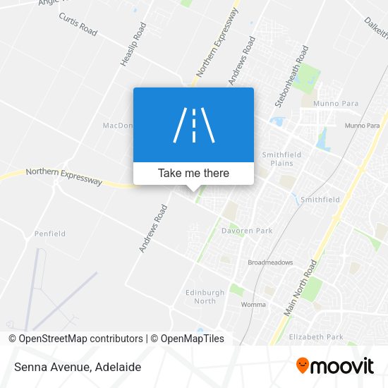 Senna Avenue map