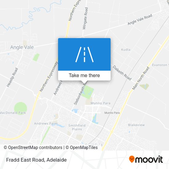 Fradd East Road map