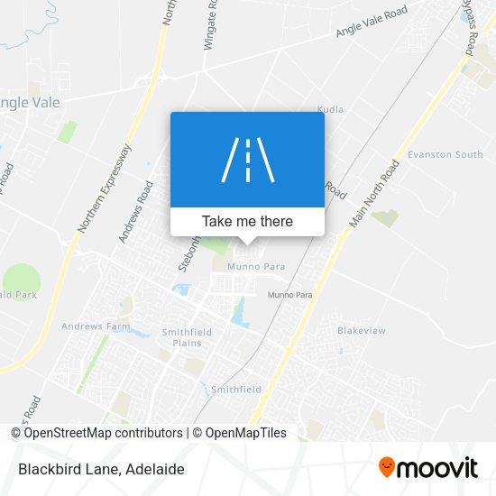 Blackbird Lane map
