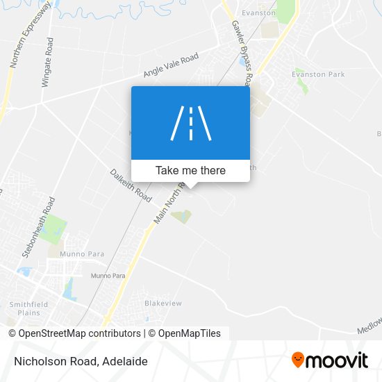 Nicholson Road map