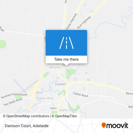 Denison Court map