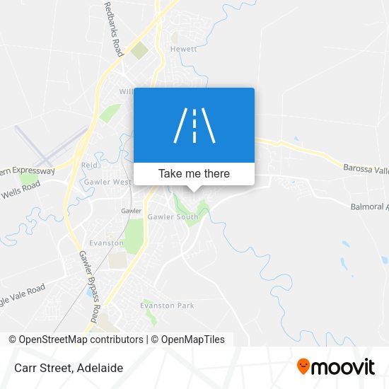 Carr Street map