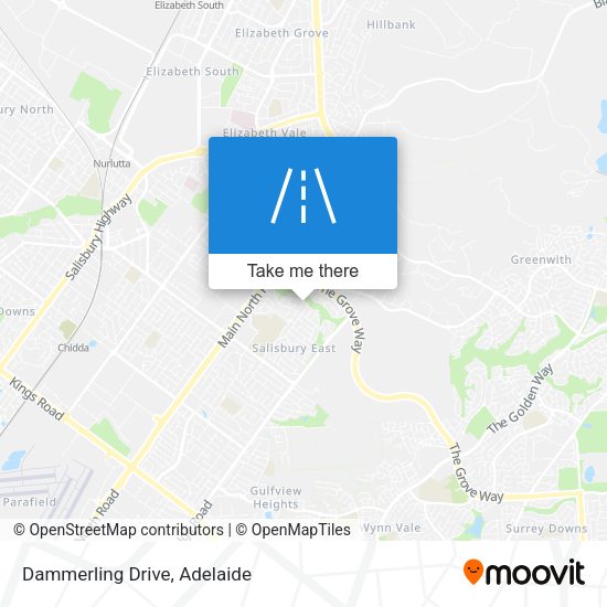 Dammerling Drive map