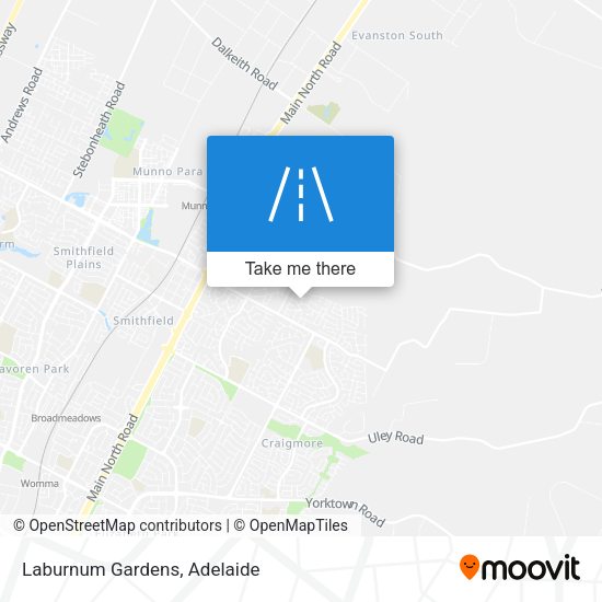 Laburnum Gardens map