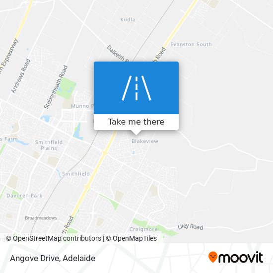 Angove Drive map