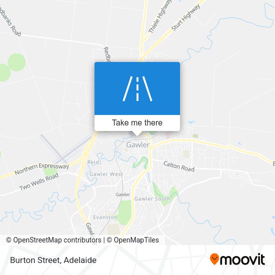 Burton Street map