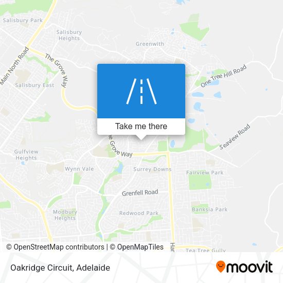 Oakridge Circuit map