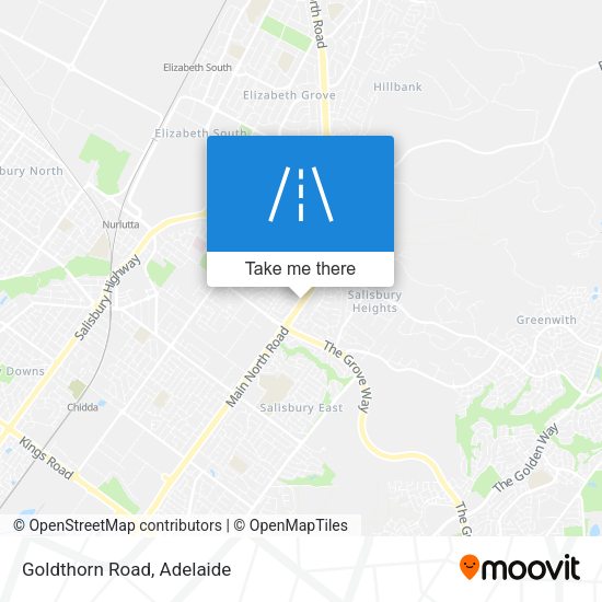 Goldthorn Road map