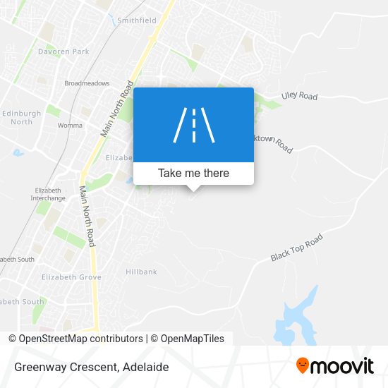 Greenway Crescent map