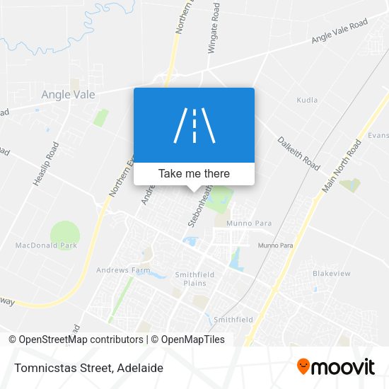 Tomnicstas Street map