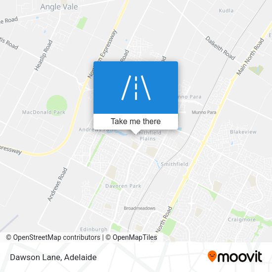 Dawson Lane map