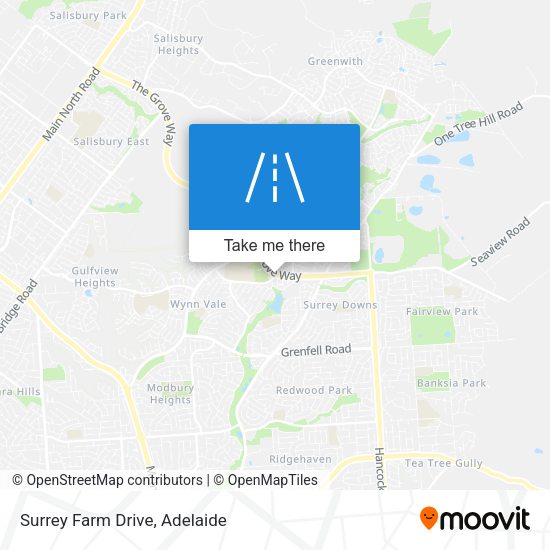 Surrey Farm Drive map