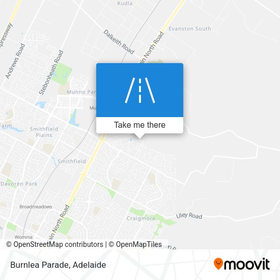 Burnlea Parade map