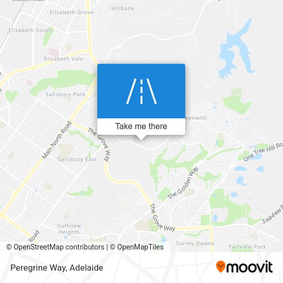 Peregrine Way map