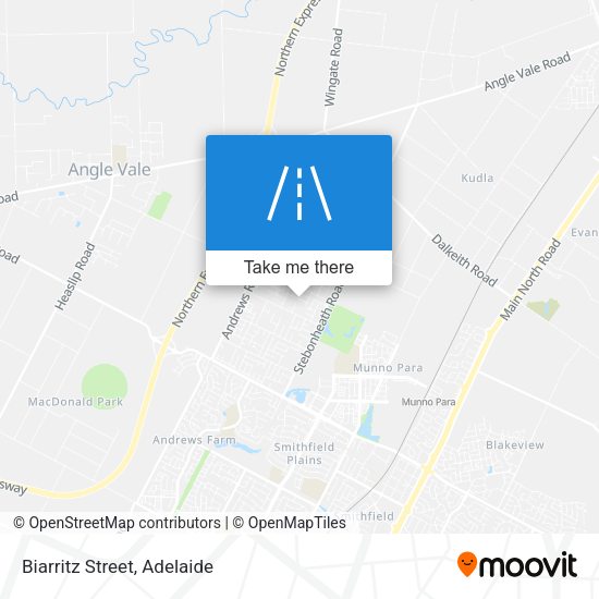 Biarritz Street map
